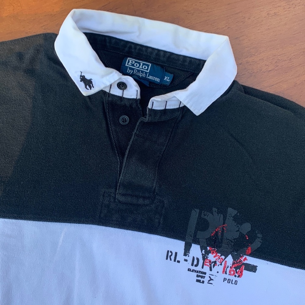 Mens Polo rugby long sleeve shirt